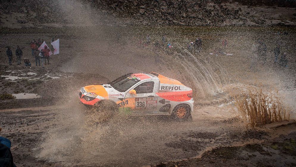 Isidre Esteve Sodicar BV6 zona encharcada Dakar 2018