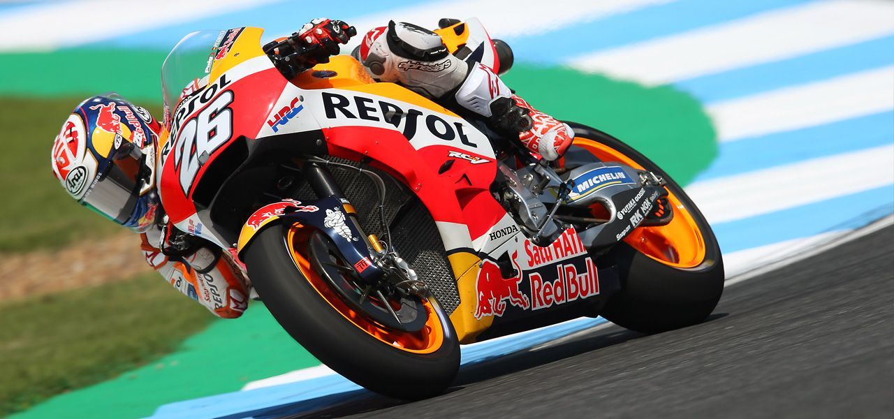 Dani Pedrosa rodando en Sepang