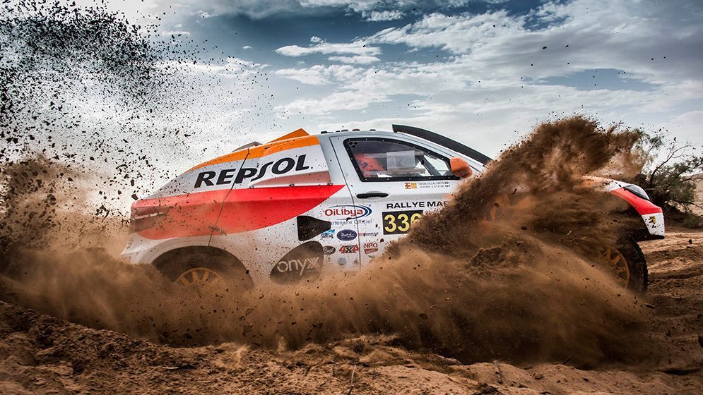 Coche del Repsol Rally Team
