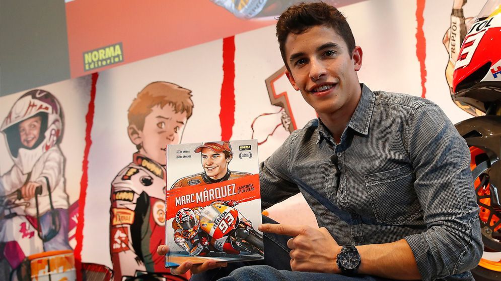 Marc Márquez con La historia de un sueño, el cómic sobre su vida