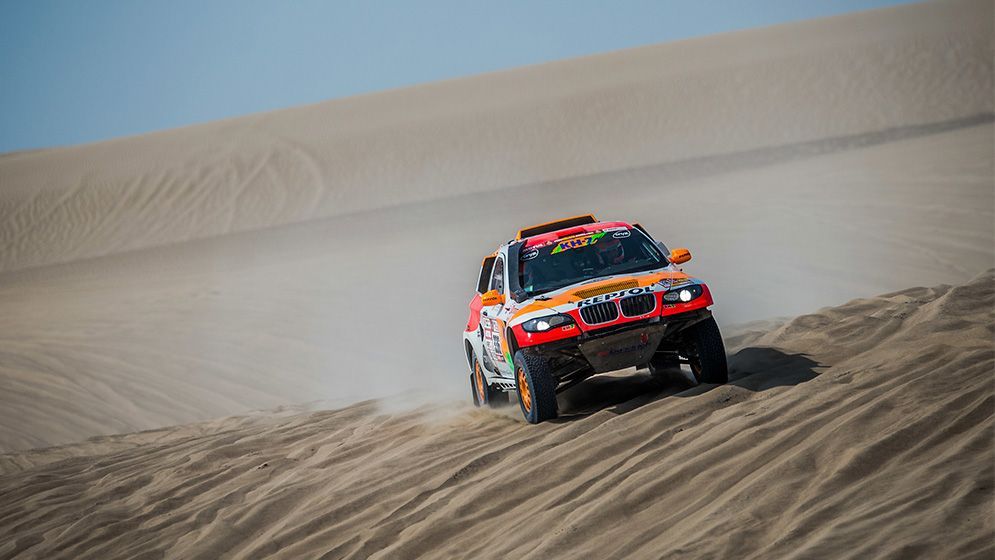 Isidre Esteve zona con dunas Dakar 2018
