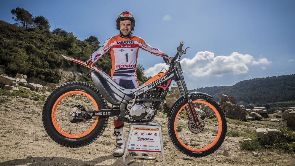 Toni Bou con Honda Montesa