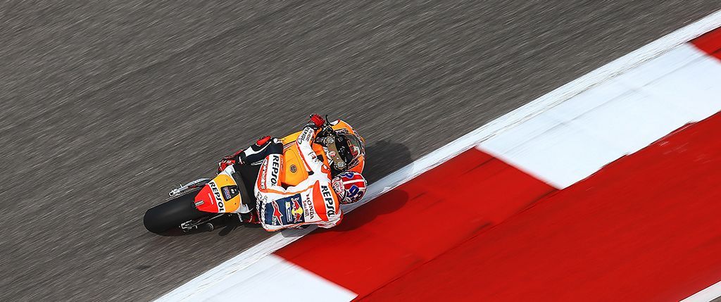 Marc Márquez en acción