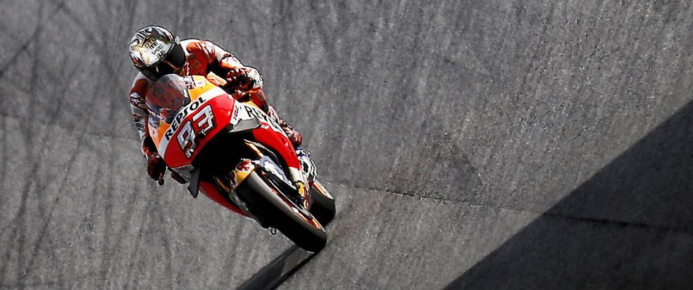 Marc Márquez rodando