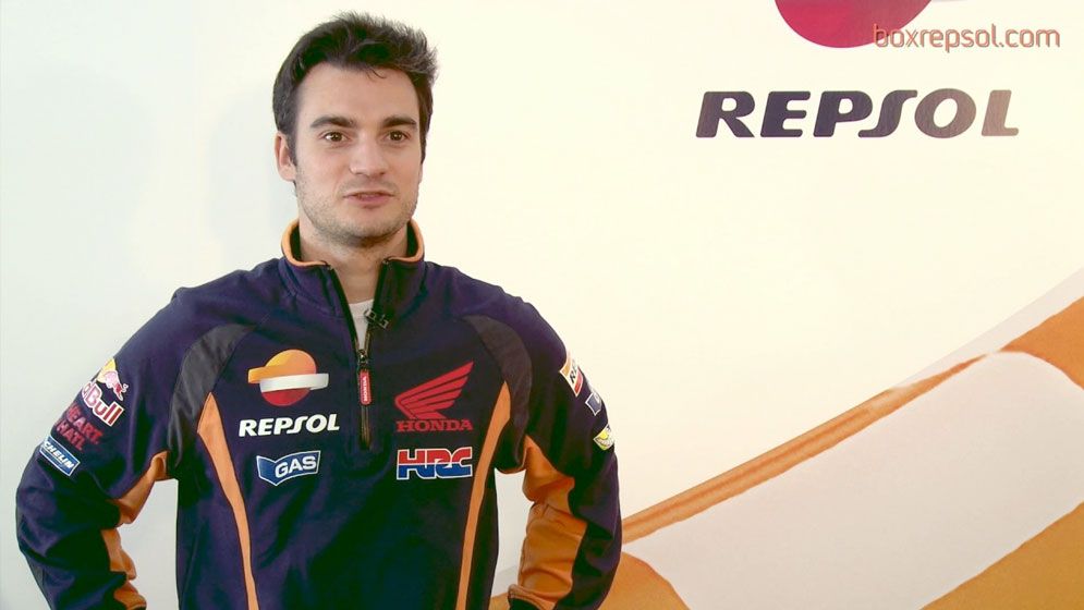 Dani Pedrosa posando