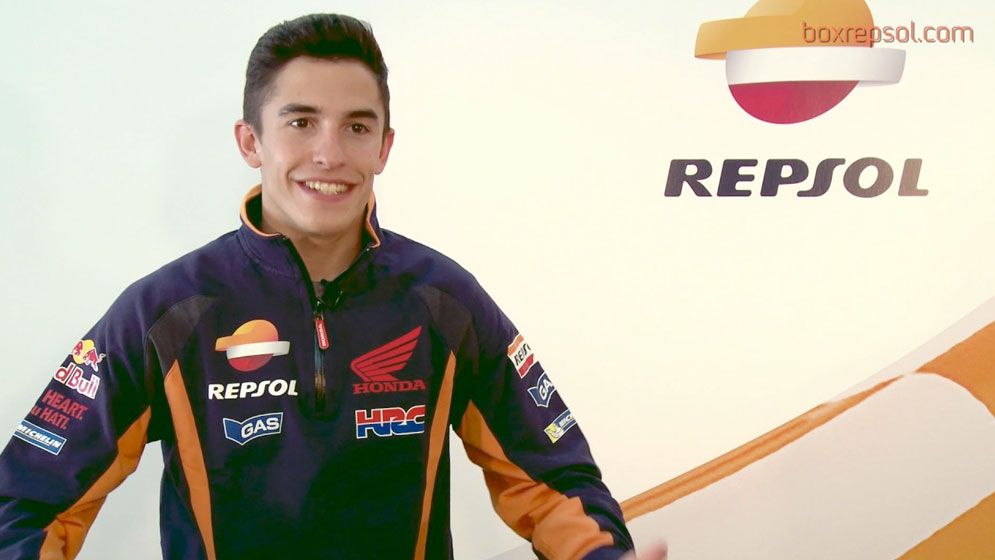 Marc Márquez sonriendo