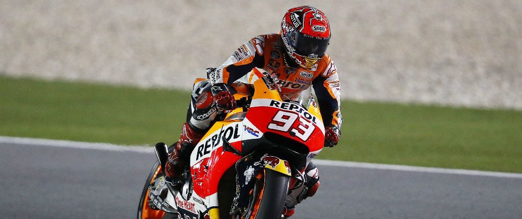 Marc Márquez en acción