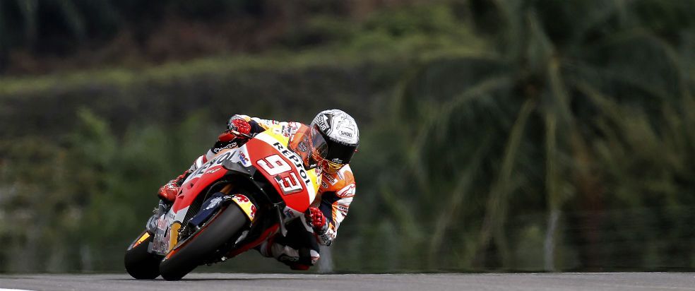 Marc Márquez rodando