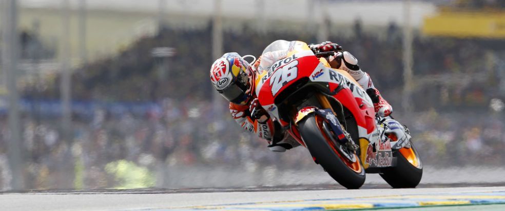 Dani Pedrosa rodando en Le Mans