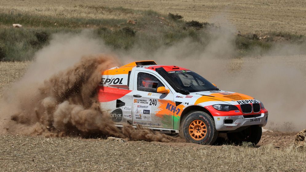Coche del Repsol Rally Team para el Dakar 2018