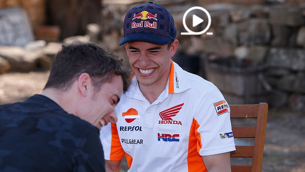 Marc Márquez riendo