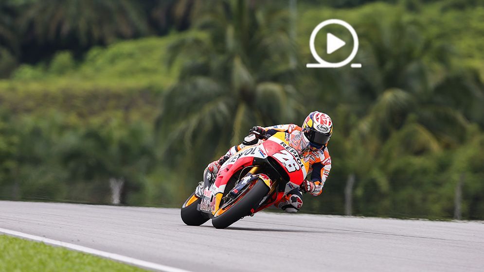 Dani Pedrosa en acción en los test de sepang 2018