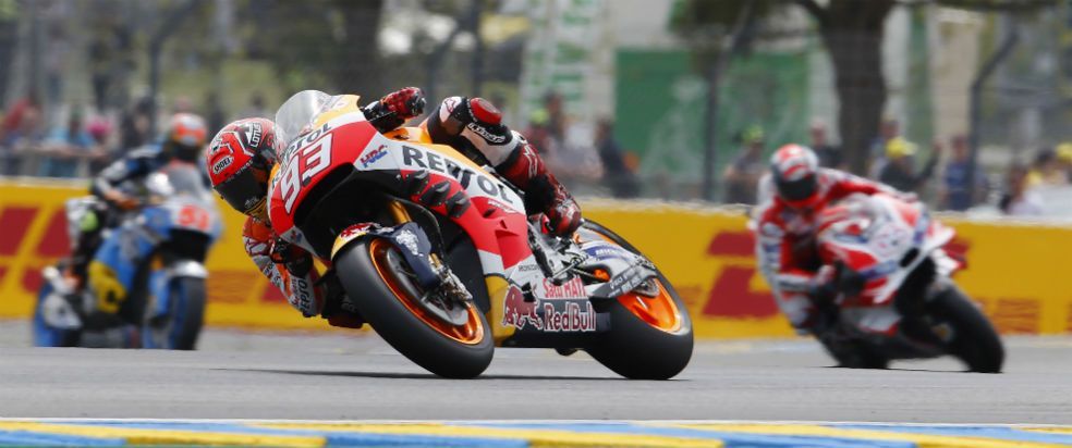 Marc Márquez en acción