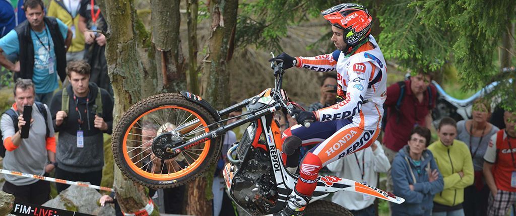 Toni Bou en prueba de trial