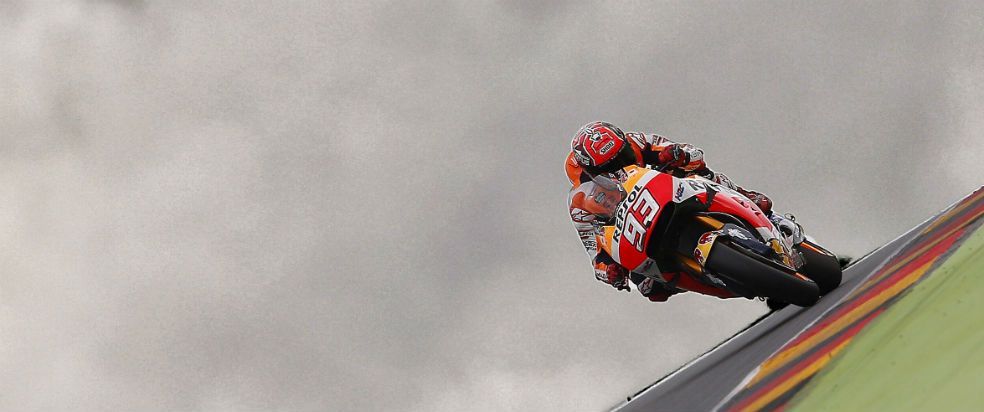 Marc Márquez rodando en sachsenring