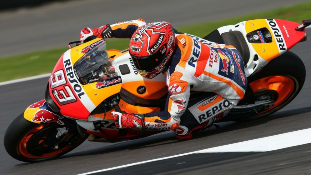 Marc Márquez en Silverstone 2017