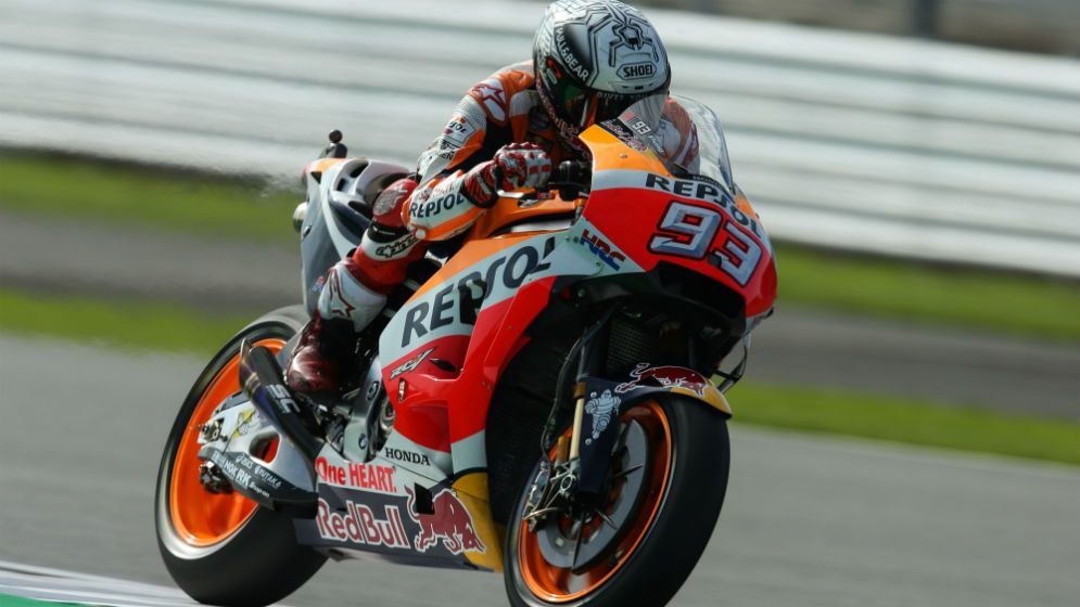 Márquez en Silverstone 2017