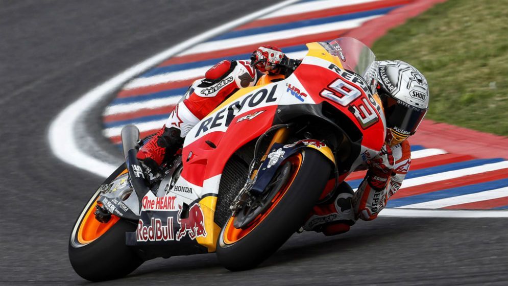 Marc Márquez en acción