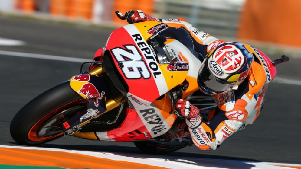 Dani Pedrosa en Valencia