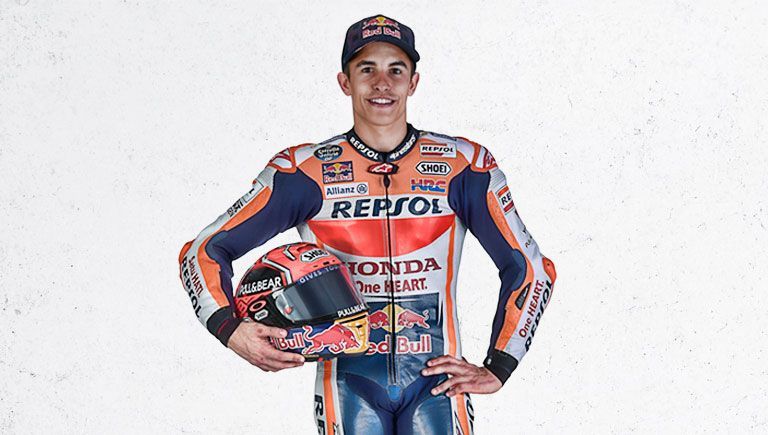 Marc Márquez posando