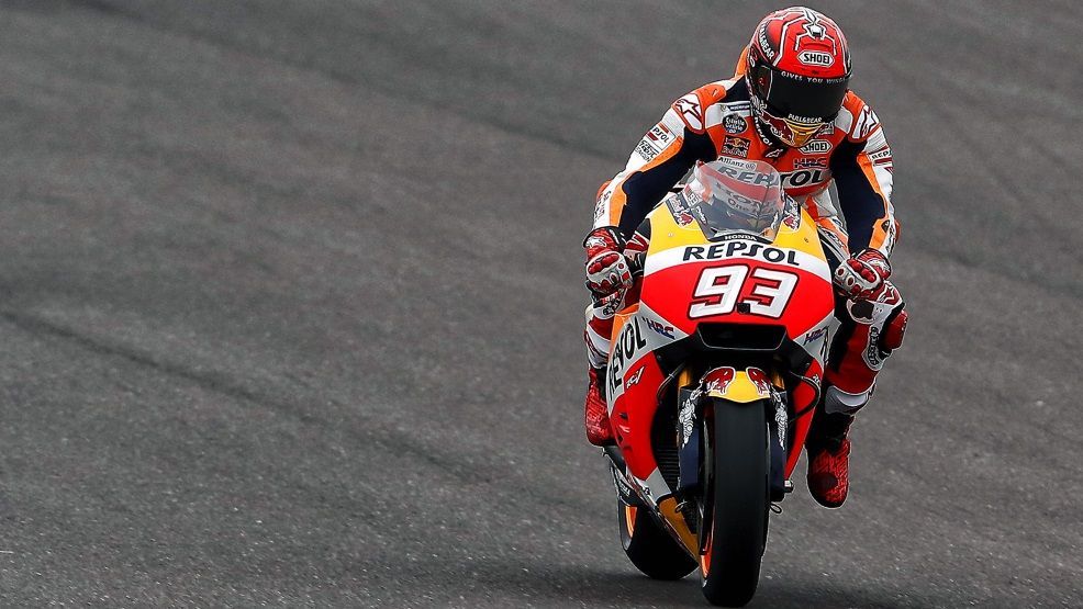 Marc Márquez en acción