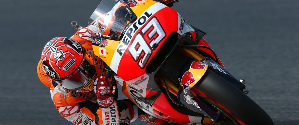 Marc Márquez en acción